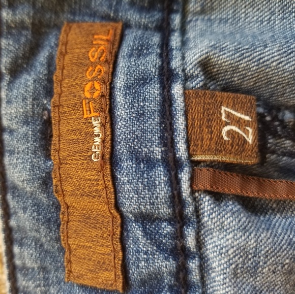 Fossil Denim Skirt. Waist 27". - Picture 3 of 4